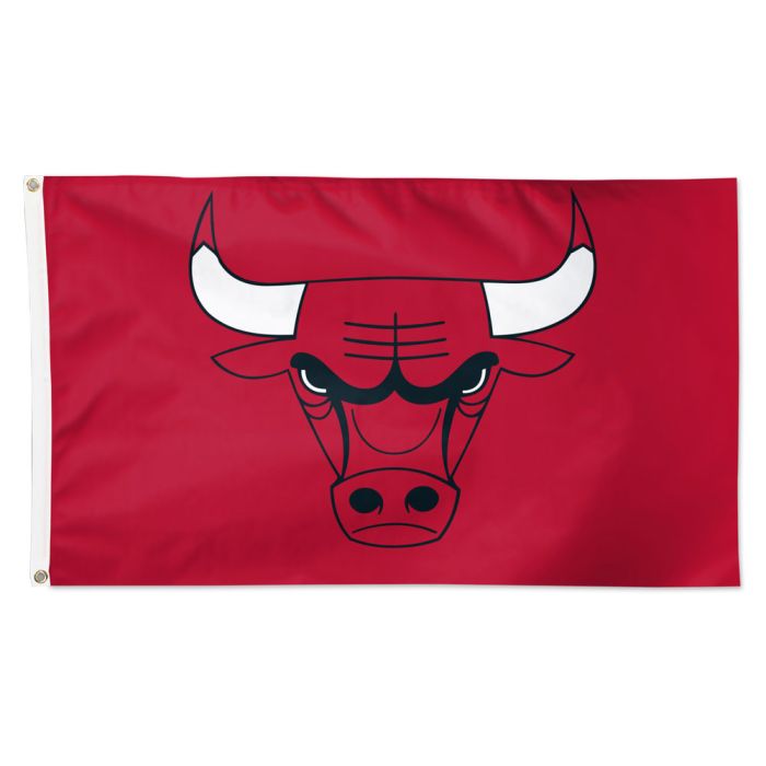 Chicago Bulls 3X5 Red Fanatics Flag