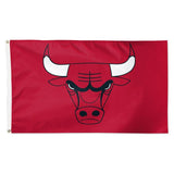 Chicago Bulls 3X5 Red Fanatics Flag - Pro Jersey Sports
