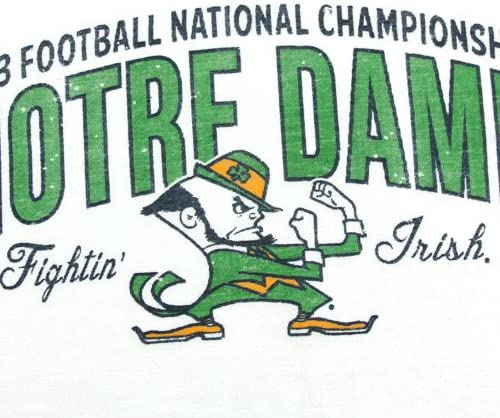 47 Brand Notre Dame Fighting Irish Ladies 2013 BCS National Championship Game Bound Game Time T-Shirt - White