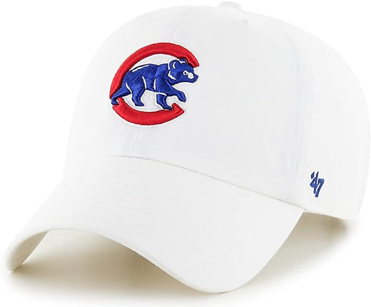 Chicago Cubs MLB White Clean Up Hat By '47 Brand