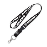 Chicago Bears Retro Black and White  1" Lanyard By Wincraft - Pro Jersey Sports