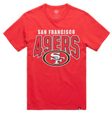 Men’s ’47 San Francisco 49ers Racer Red Restart Franklin Tee - Pro Jersey Sports