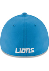 Men's Detroit Lions New Era Blue Team Classic 39THIRTY Flex Hat - Pro Jersey Sports
