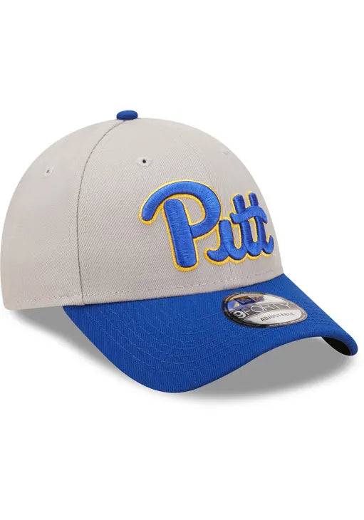 Pittsburgh Panthers 2 Tone Gray/Blue NCAA New Era The League 9Forty Adjustable Hat