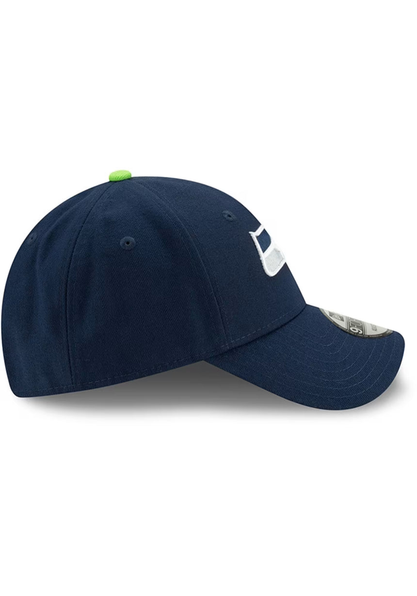 Seattle Seahawks Navy Team Classic New Era 9Forty Adjustable Hat - Pro Jersey Sports