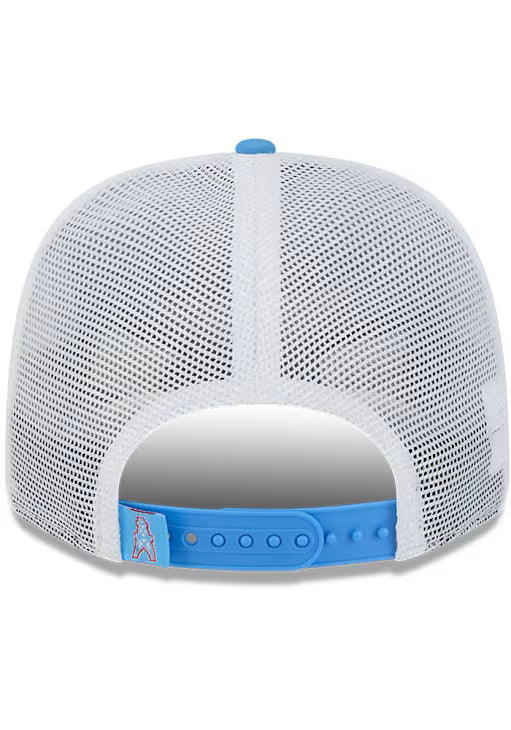 Houston Oilers New Era Sky Blue 9SEVENTY Trucker Adjustable Hat