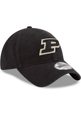 Purdue Boilermakers Core Classic Black 9TWENTY Adjustable Hat By New Era - Pro Jersey Sports