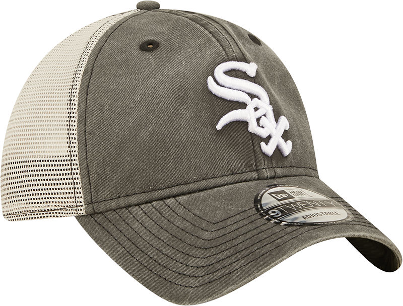 Chicago White Sox New Era Washed Trucker 9TWENTY Adjustable Snapback Hat