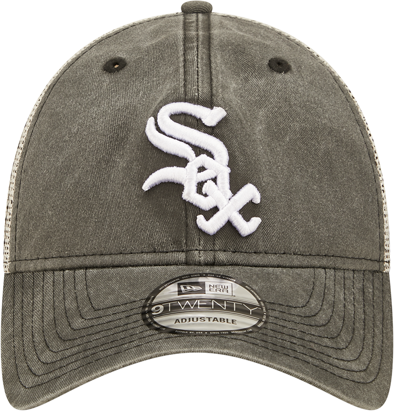 Chicago White Sox New Era Washed Trucker 9TWENTY Adjustable Snapback Hat