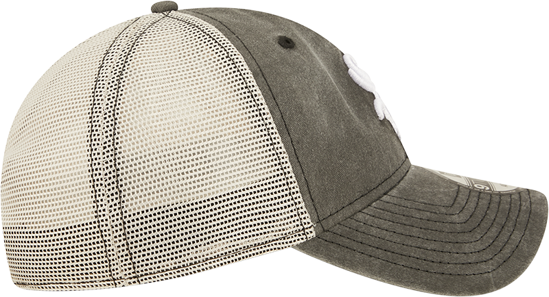 Chicago White Sox New Era Washed Trucker 9TWENTY Adjustable Snapback Hat