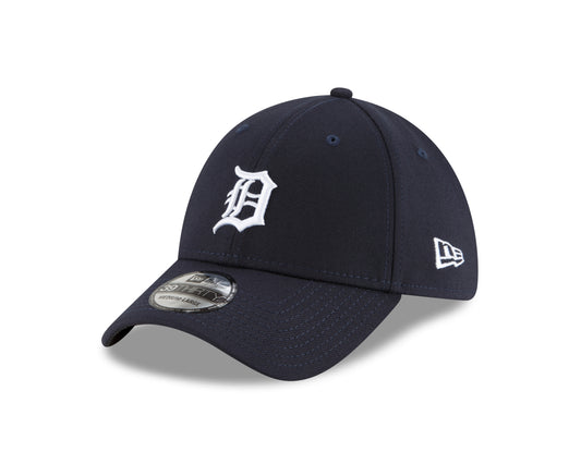 Mens Detroit Tigers Home Team Classic 39THIRTY Flex Fit Hat By New Era