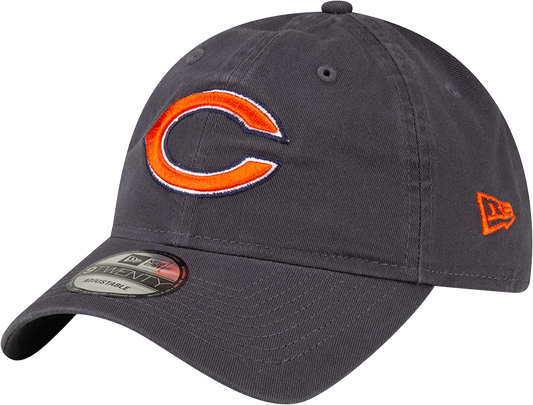 Chicago Bears New Era Dark Grey 'C' Logo 9TWENTY Adjustable Hat