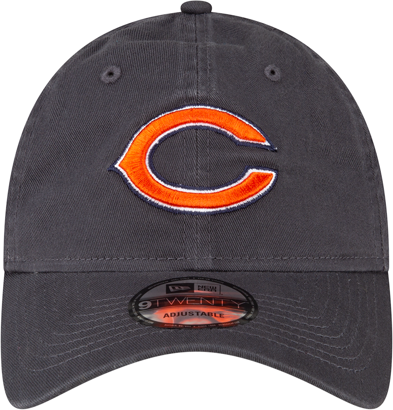 Chicago Bears New Era Dark Grey 'C' Logo 9TWENTY Adjustable Hat