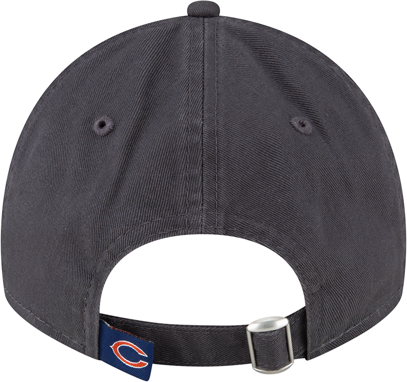 Chicago Bears New Era Dark Grey 'C' Logo 9TWENTY Adjustable Hat