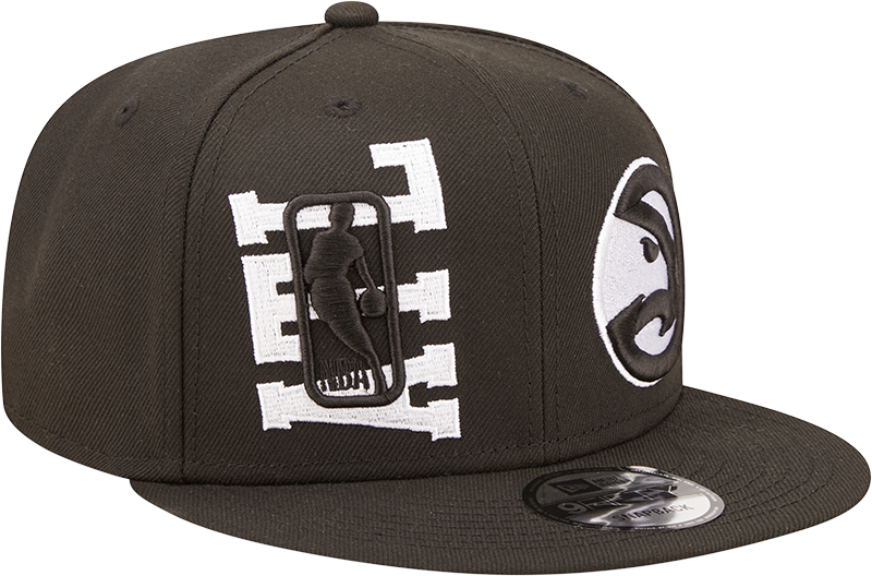 Atlanta Hawks New Era Black 2022 NBA Draft 9FIFTY Snapback Hat