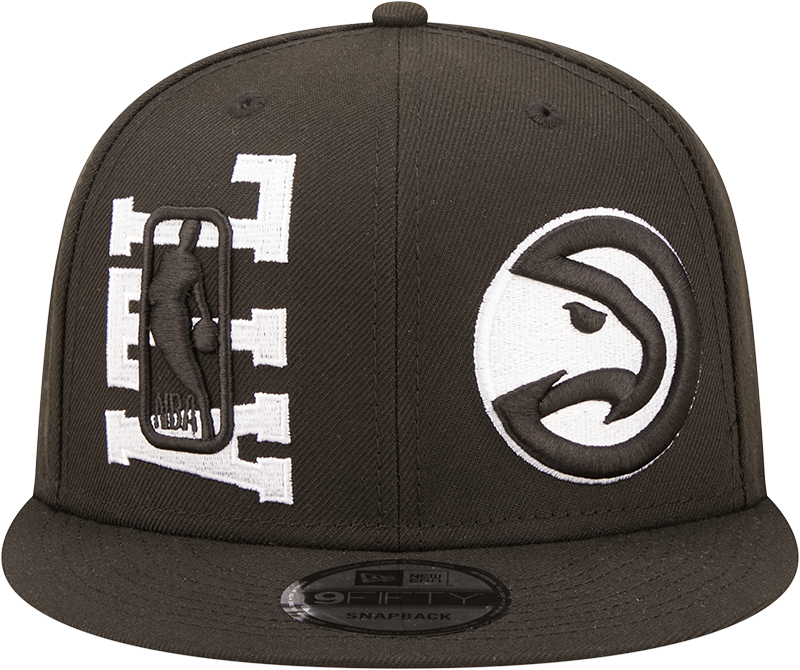 Atlanta Hawks New Era Black 2022 NBA Draft 9FIFTY Snapback Hat