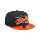 Chicago Bears Primary Logo New Era Team Script 2 Tone 9FIFTY Snapback Hat - Pro Jersey Sports