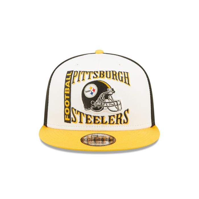 Pittsburgh Steelers Retro Sport 3 Tone New Era 9FIFTY Snapback Hat