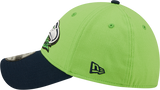 Men's Seattle Seahawks New Era Action Green/Navy 2022 Sideline 39THIRTY Flex Hat - Pro Jersey Sports