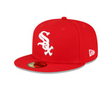 Chicago White Sox Classic Scarlet 2005 World Series New Era 59FIFTY Fitted Hat - Pro Jersey Sports