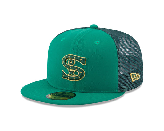 Chicago White Sox New Era St. Patrick's Day Kelly Green Trucker 59FIFTY Fitted Hat