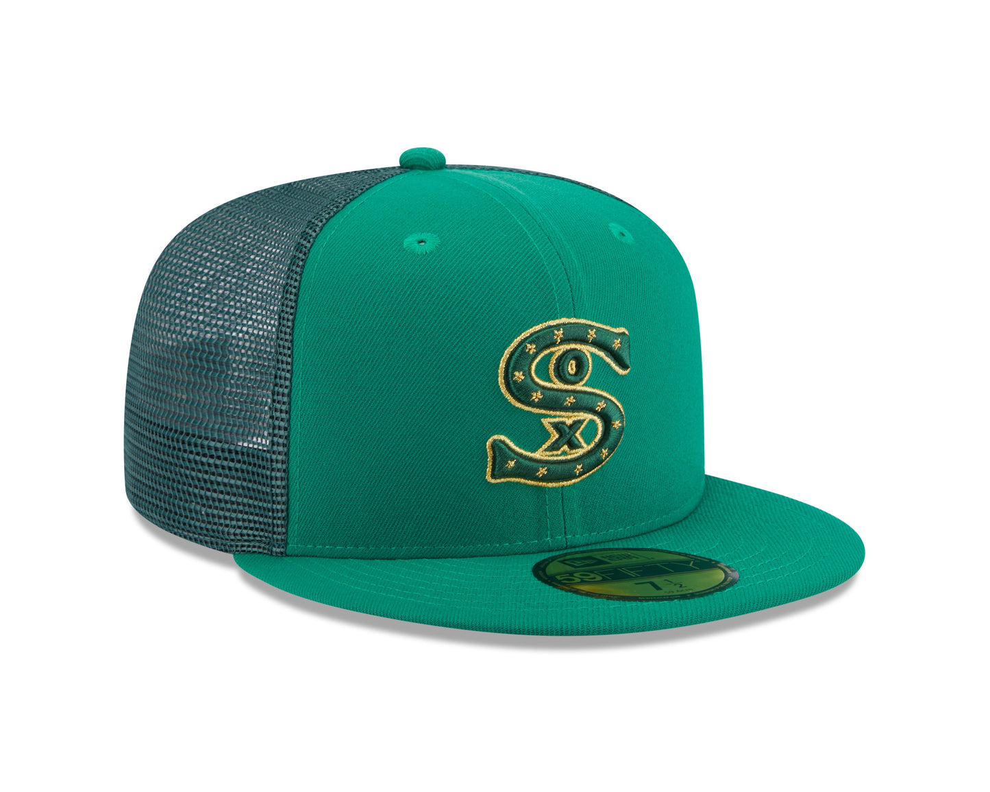 Chicago White Sox New Era St. Patrick's Day Kelly Green Trucker 59FIFTY Fitted Hat