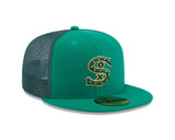 Chicago White Sox New Era St. Patrick's Day Kelly Green Trucker 59FIFTY Fitted Hat - Pro Jersey Sports