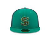Chicago White Sox New Era St. Patrick's Day Kelly Green Trucker 59FIFTY Fitted Hat - Pro Jersey Sports