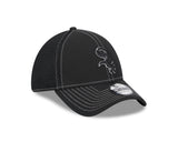 Chicago White Sox Black Team 39THIRTY Pop Neo Flex Fit Hat By New Era - Pro Jersey Sports