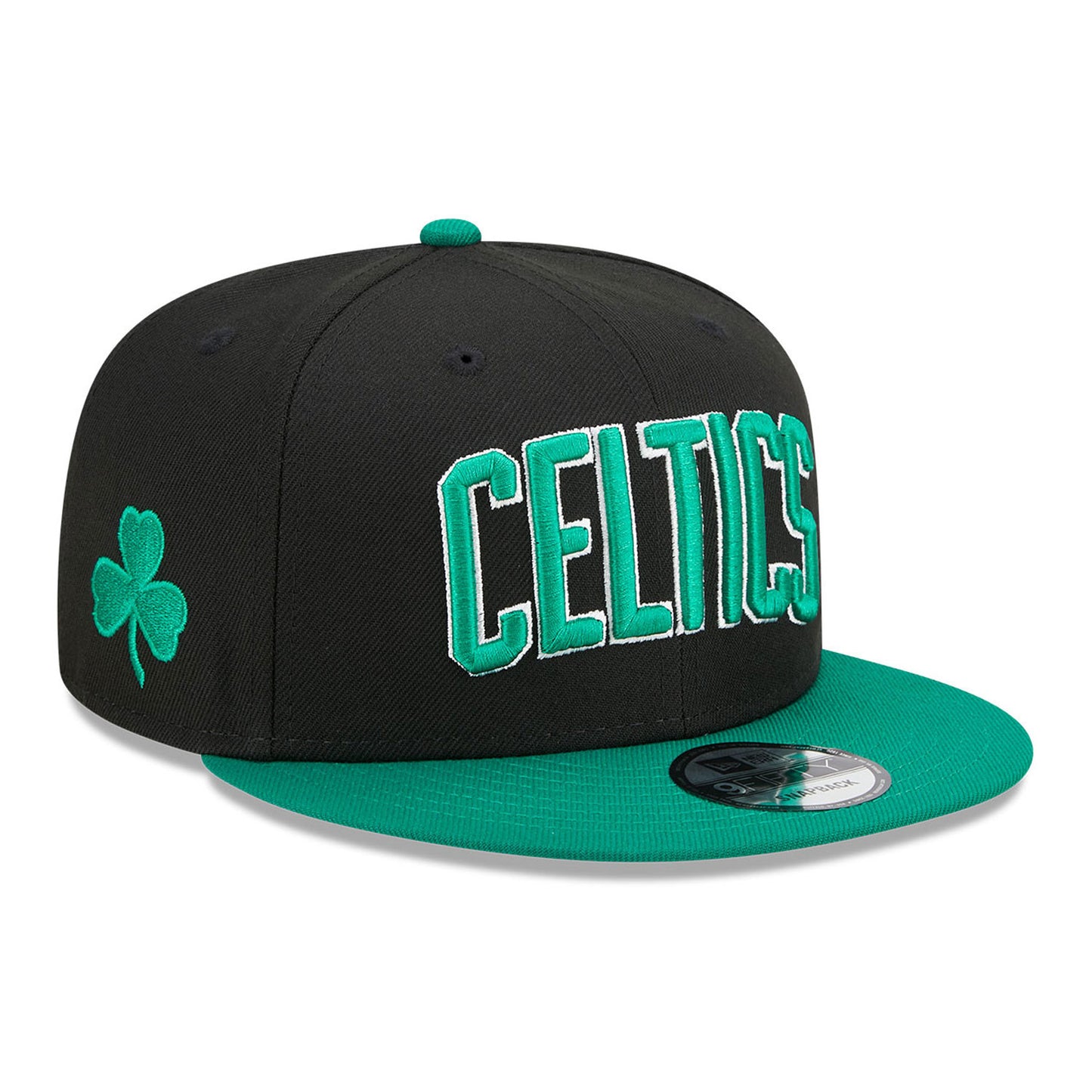 Boston Celtics New Era 2024 Black Statement Edition 9FIFTY Adjustable Hat