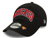 Chicago Bulls NBA Black New Era Statement Edition 9TWENTY Adjustable Hat - Pro Jersey Sports
