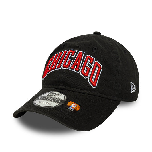 Chicago Bulls NBA Black New Era Statement Edition 9TWENTY Adjustable Hat