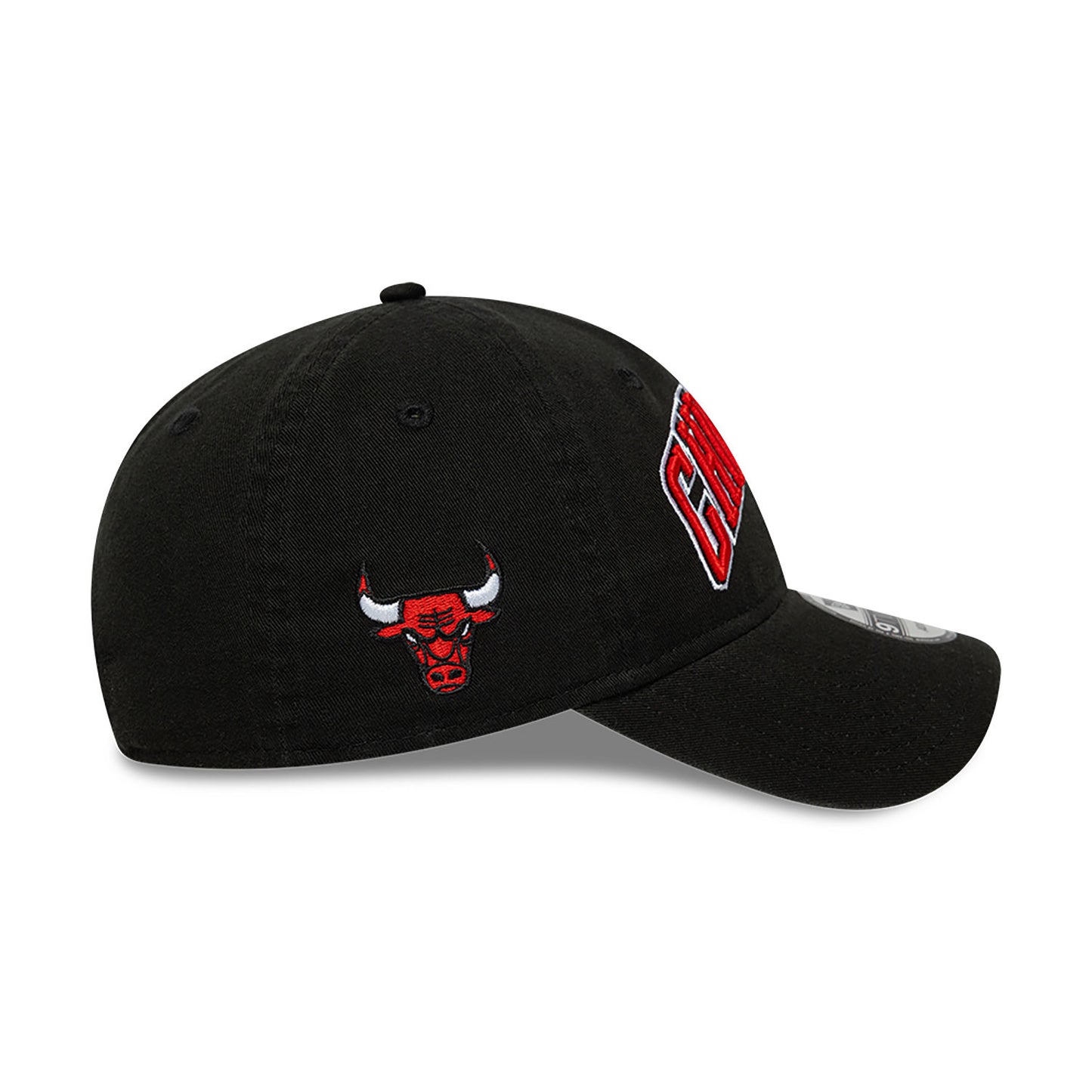 Chicago Bulls NBA Black New Era Statement Edition 9TWENTY Adjustable Hat