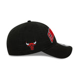 Chicago Bulls NBA Black New Era Statement Edition 9TWENTY Adjustable Hat - Pro Jersey Sports