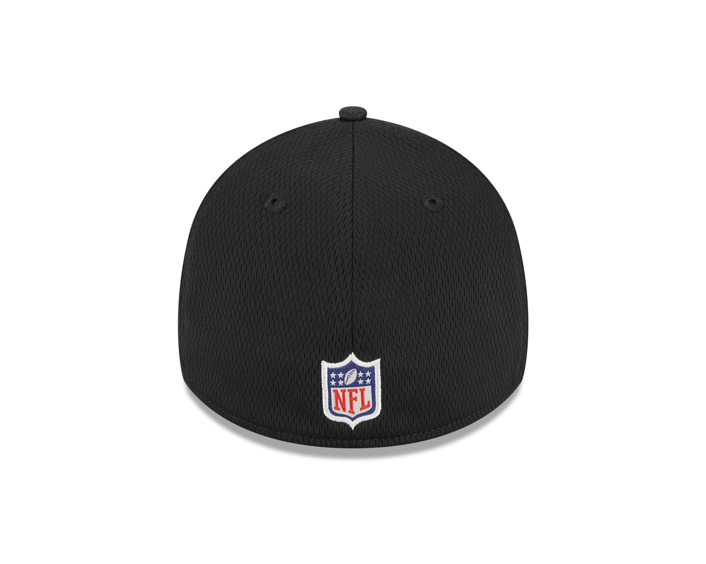 Men's Pittsburgh Steelers New Era NFL 2023 Training Camp Black Primary Logo 39THIRTY Flex Fit Hat