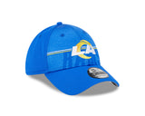 Men's Los Angeles Rams New Era NFL 2023 Training Camp Blue Primary Logo 39THIRTY Flex Fit Hat - Pro Jersey Sports