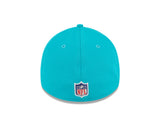 Men's Miami Dolphins New Era NFL 2023 Training Camp Aqua Primary Logo 39THIRTY Flex Fit Hat - Pro Jersey Sports