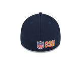Men's Chicago Bears New Era NFL 2023 Training Camp Navy Primary Logo 39THIRTY Flex Fit Hat - Pro Jersey Sports