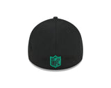 Men's Philadelphia Eagles New Era NFL 2023 Training Camp Black Throwback Logo 39THIRTY Flex Fit Hat - Pro Jersey Sports