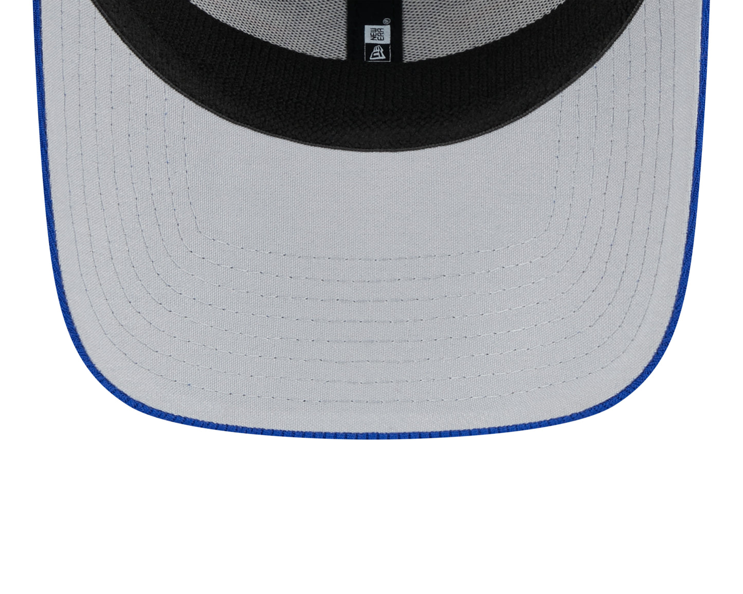 Men's New England Patriots New Era NFL 2023 Training Camp Royal Throwback Logo 39THIRTY Flex Fit Hat