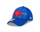Men's Buffalo Bills New Era NFL 2023 Training Camp Royal Blue Throwback Logo 39THIRTY Flex Fit Hat - Pro Jersey Sports