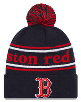 Boston Red Sox Navy New Era Marquee Cuffed Knit Hat with Pom - Pro Jersey Sports