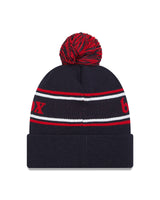 Boston Red Sox Navy New Era Marquee Cuffed Knit Hat with Pom - Pro Jersey Sports