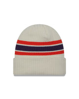 Clemson Tigers New Era Off White Vintage Cuffed Knit Hat - Pro Jersey Sports