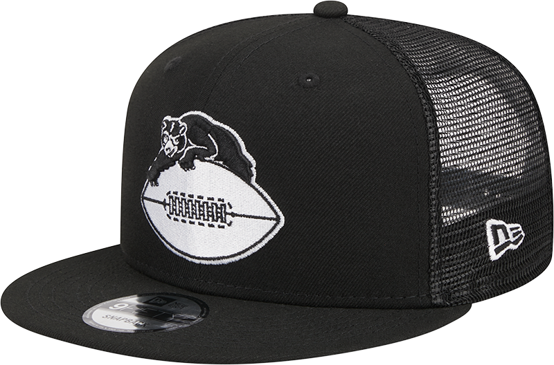 Chicago Bears New Era 1946 Black and White Trucker 9FIFTY Snapback Hat - Pro Jersey Sports