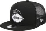 Chicago Bears New Era 1946 Black and White Trucker 9FIFTY Snapback Hat - Pro Jersey Sports