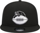 Chicago Bears New Era 1946 Black and White Trucker 9FIFTY Snapback Hat - Pro Jersey Sports