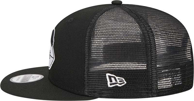 Chicago Bears New Era 1946 Black and White Trucker 9FIFTY Snapback Hat - Pro Jersey Sports