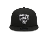 Chicago Bears New Era Primary Black and White Trucker 9FIFTY Snapback Hat - Pro Jersey Sports