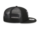 Chicago Bears New Era Primary Black and White Trucker 9FIFTY Snapback Hat - Pro Jersey Sports